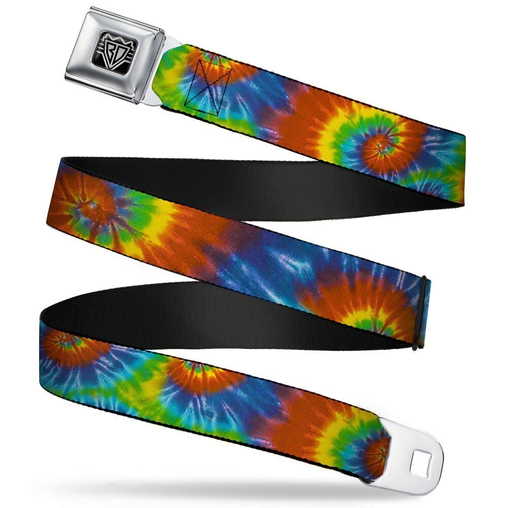 1383 Seatbelt Belt - BD Tie Dye13 - 1.0" Wide - 20-36 Inches in Length
